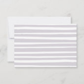 Elegant Baby shower voor kalligrafie Bedankkaart (Achterkant)