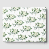 Elegant Baby Sloth Greenery Baby shower Gues Gastenboek (Achterkant)