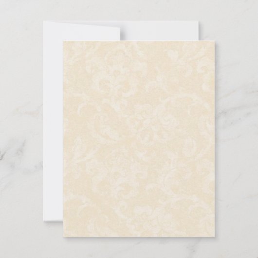 Élégant Bachelorette Papillon Invitation (Dos)