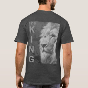 Elegant back Print Moderne Pop Art Lion Head-Manne T-shirt