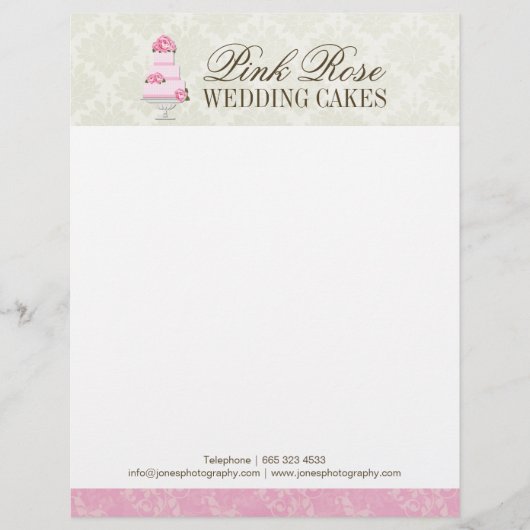 Elegant Bakery Letterhead Briefhoofd (Voorkant)