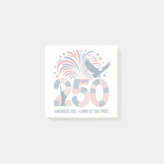 Elegant Bald Eagle America 250 Land of the Free  Post-it® Notes