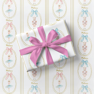 Elegant Ballerina Notenkraker Inpakpapier