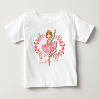 Elegant Ballerina Roodharige T-Shirt