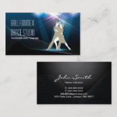 Elegant Ballroom Dance Studio Visitekaartje (Voorkant / Achterkant)