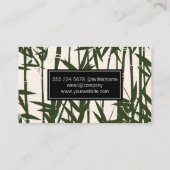 Elegant Bamboo Landscaping Visitekaartje (Achterkant)