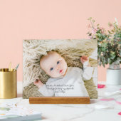 Élégant baptême Godparents Merci avec photo (Mariage)