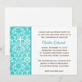 Elegant Baptism Invitation (Devant / Derrière)