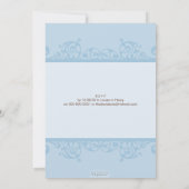 ÉLÉGANT BAPTISME INVITATIONS :: élégant 3P (Dos)