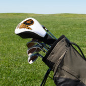 Elegant Barn Owl Monogram Golfheadcover (Insitu)