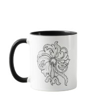 Elegant Barok Acanthus Ornament