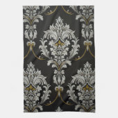 Elegant barok damast theedoek (Verticaal)