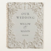 Elegant Baroque Ivory Floral Classic Wedding (Devant)