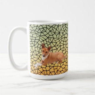 Elegant Basenji Dog Koffiemok