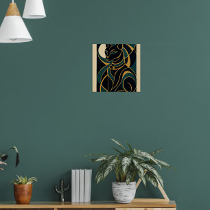 Elegant Bastet Poster   Egyptische kat Godin