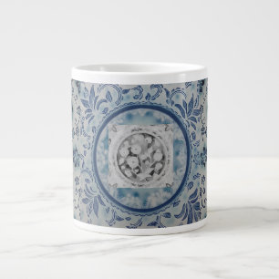 Élégant Batik Bleu Spécialité Mug