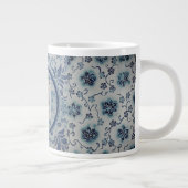 Élégant Batik Bleu Spécialité Mug (Droite)