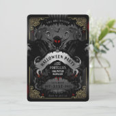 Elégant Batty Delight Invitation de la fête d'Hall (Debout devant)