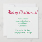 Elegant bauble en sterren kaart (Achterkant)