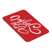 Elegant Be Joyful Holiday Design Magneet (Rechterzijde)