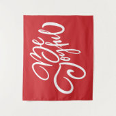 Elegant Be Joyful Holiday Design Wandkleed (Voorkant)