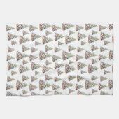 Elegant Beach Christmas Theedoek (Horizontaal)