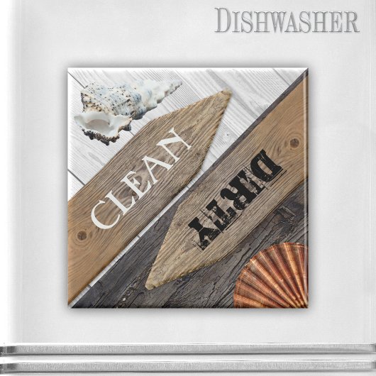 Elegant Beach House Dishwasher Magnet Magneet