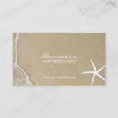 Elegant Beach & Starfish Appointinder Afsprakenkaartje (Voorkant)