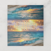 Elegant Beach Summer Wedding (Buitenkant ongevouwen)