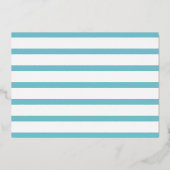 Elegant Beach Vacking Foto met kerstmis Gold Folie Feestdagenkaart (Achterkant)