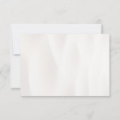 Elegant Beach Wedding RSVP Card (Dos)