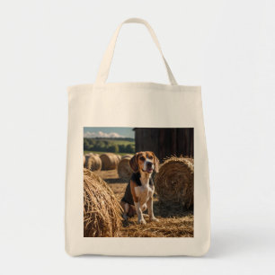 Elegant Beagle Grocery Tas