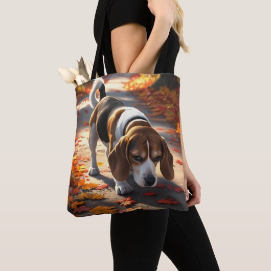 Elegant Beagle Schouder Tas (Dichtbij)