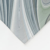 Elegant Beauty Modern Abstract Fractal Art Flower Fleece Deken (Hoek)