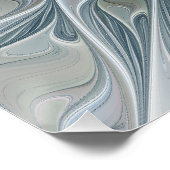 Elegant Beauty Modern Abstract Fractal Art Flower Perfect Poster (Hoek)