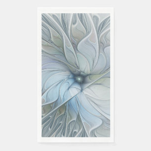 Elegant Beauty Modern Abstract Fractal Art Flower Servet