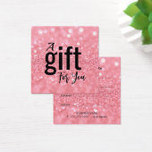 Elegant Beauty Salon Cadeaubon Kaart – Eenvoudig (Bureau)