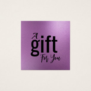 Elegant Beauty Salon Cadeaubon Kaart – Eenvoudig