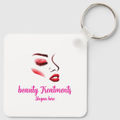 Elegant Beauty Treatments Keychain (Achterkant)