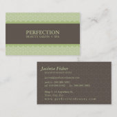 ELEGANT BEAUTY VISITEKAARTJE :: perfectie 6BL (Voorkant / Achterkant)