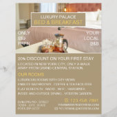 Elegant Bed & Breakfast Accommodatie Advert Flyer (Voorkant)