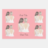 Elegant bedankt dat je mijn Bridesmaid bent Inpakpapier Vel (Voorkant)