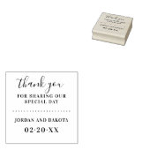 Elegant bedankt je script bruiloft | Aangepaste na Rubberstempel (Gestempeld)