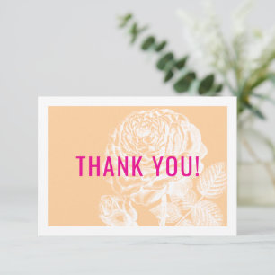 ELEGANT BEDANKT Moderne rozen floral beige roze