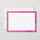 ELEGANT BEDANKT Moderne rozen floral roze (Achterkant)