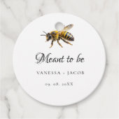 Elegant bedoeld om bruiloftsgunst te zijn bedankjes labels (Voorkant)