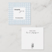 elegant bedrijf dank u aankoop briefkaart (Voorkant / Achterkant)