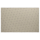 Elegant Bee Pattern Tan Cotton Fabric Stof (Fat Quarter)