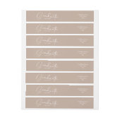 Elegant Beige Afstuderen (Vel)