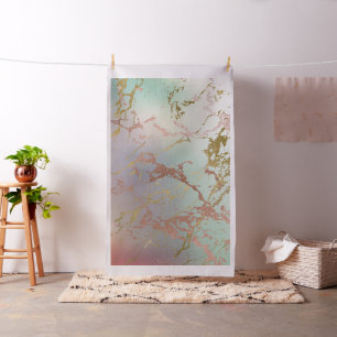 Elegant Beige Marmer   Mint Sage Green Roos Gold Stof